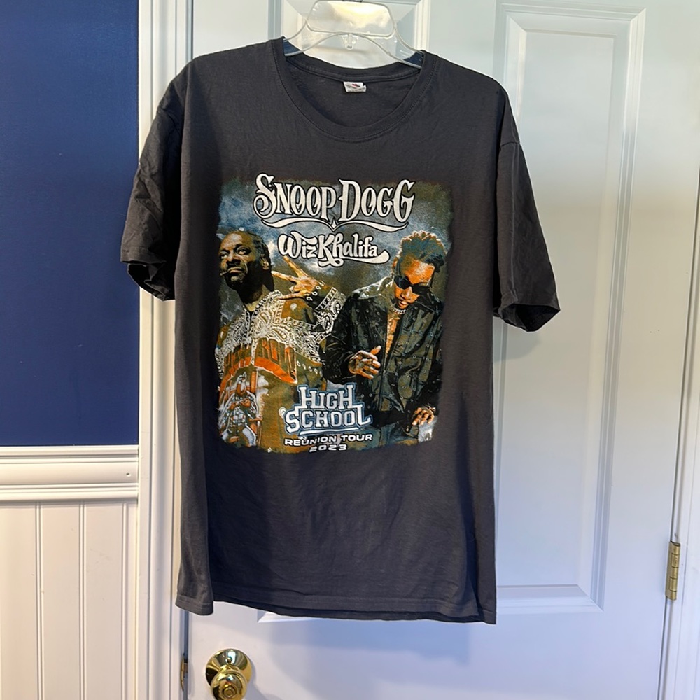 Concert Tee - Snoop Dogg / Wiz Kalifa - High School Reunion Tour 2023 - Large